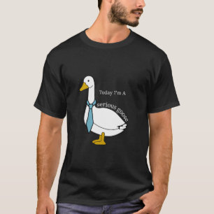 T-shirt Citation d'oies drôle aujourd'hui Je suis un homme