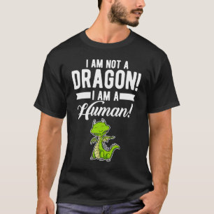 T-shirt Citation Dragon Dit Humour Présente Pour Hommes Fe