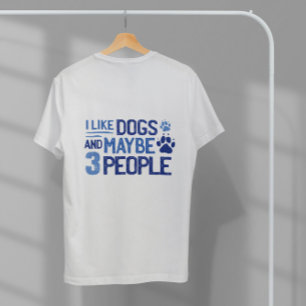 T-shirt Citation drôle Amoureux des chiens