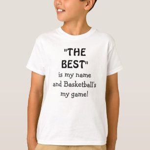 T-shirt Citation drôle de basketball meilleur sport