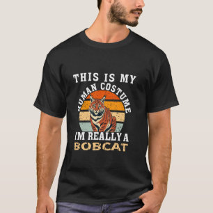 T-shirt Citation drôle de Bobcat Chat Bobcat cool Hommes F