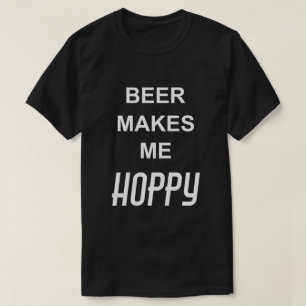 T-shirt Citation drôle de boisson LA BIÈRE ME REND JOYEUSE