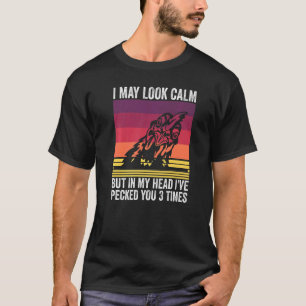 T-shirt Citation drôle de chuchoteur de poulet Je peux avo