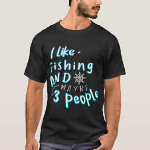 T-shirt Citation drôle de pêche à la truite - Bannière de