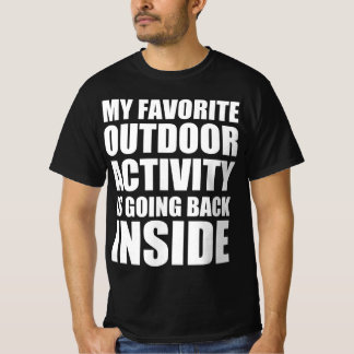 T-shirt Citation drôle de personne sur la nature