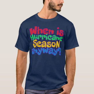 T-shirt Citation drôle de pluie Citation météo ouragan gar