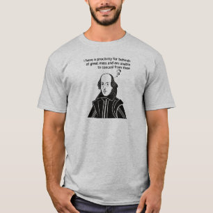 T-shirt Citation drôle de Shakespeare