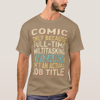 T-shirt Citation drôle de titre d'emploi de sorcière pour