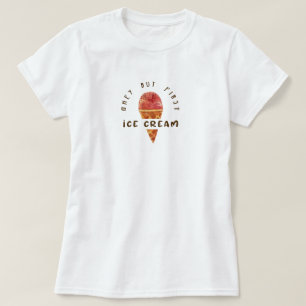 T-shirt Citation drôle d'esthétique pour amateur de glace 