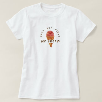 T-shirt Citation drôle d'esthétique pour amateur de glace
