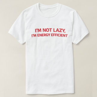T-shirt Citation drôle et paresseuse "Je ne suis pas pares