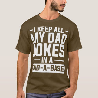 T-shirt Citation drôle PapaABase Papa plaisante Puns