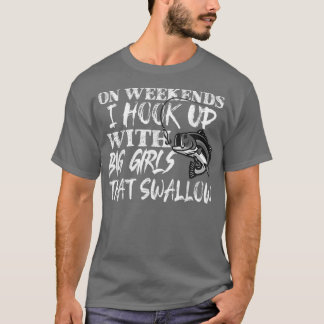 T-shirt Citation Drôle Pêche Imprimée Sur Le Dos 1355 
