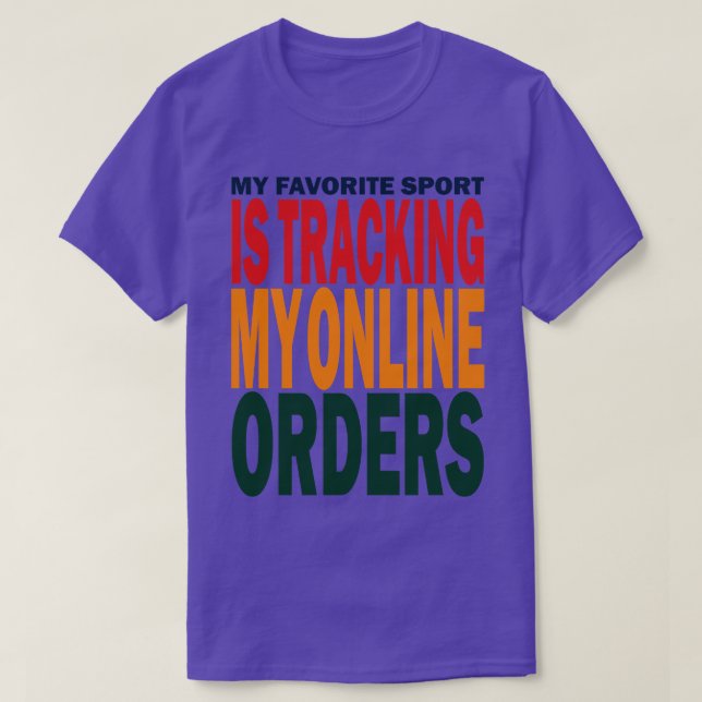T-shirt Citation Drôle Pour Addict Shopping (Design devant)