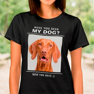 T-shirt Citation drôle pour amateur de chien avec photo de