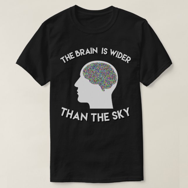 T-shirt Citation du cerveau (Design devant)
