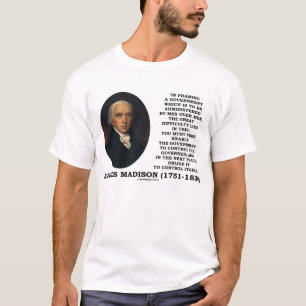 T-shirt Citation du contrôle du gouvernement de James