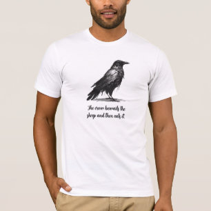 T-shirt Citation du Corbeau noir