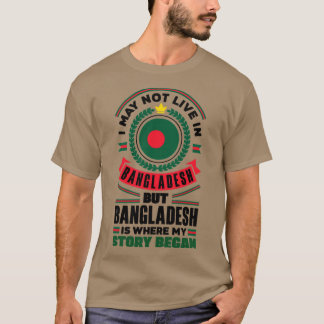 T-shirt Citation du drapeau bangladais du Bangladesh13