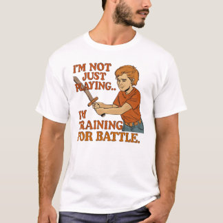 T-shirt Citation du joueur épique - Formation à la bataill