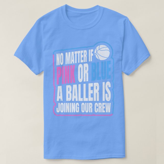T-shirt Citation d'une partie de révélation de genre pour  (Design devant)