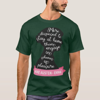 T-shirt Citation Emma IVAusten Silhouette