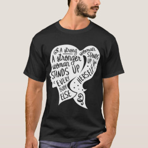 T-shirt Citation féministe Inspiration Femmes fortes