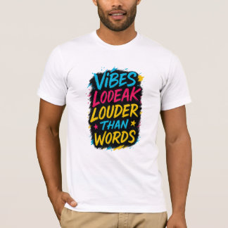 T-Shirt Citation Gras Coloré