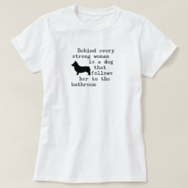 T-shirt Citation humoristique de chien - Corgi