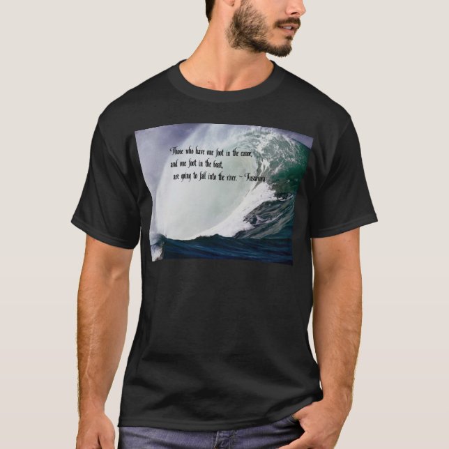 T-shirt Citation indienne de proverbe de Tuscarora (Devant)