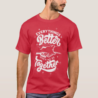 T-shirt Citation inspirante pour la famille