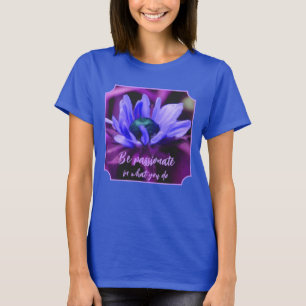 T-shirt Citation inspirante Purple Daisy Passion