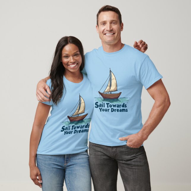 T-shirt Citation Inspiration Nautique vintage (Unisexe)
