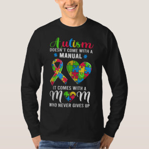 T-shirt Citation Inspirationnelle Autisme Maman Sensibilis