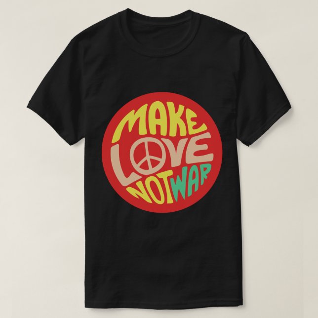 T-shirt Citation Inspirationnelle. Faire l'amour non pas S (Design devant)