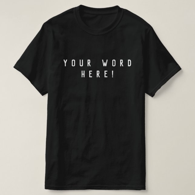 T-shirt Citation Inspirationnelle Parole de l'année Person (Design devant)