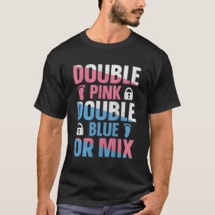 T-shirt Citation Jumeaux De Révélation De Sexe Pour Un Jum