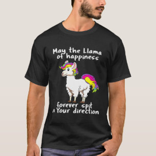T-shirt Citation Llama Crache C'est Comme Ça Drôle Arc-en-