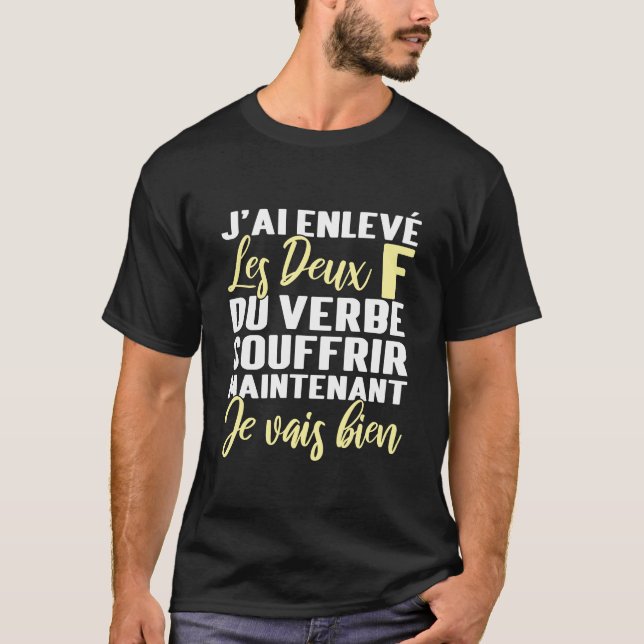 T-shirt Citation Motivation Positif Sourire (Devant)