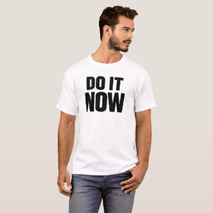 T-Shirt Citation Motivationnelle « Fais-le mainten