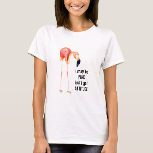 T-shirt Citation Motivationnelle Flamant rose rose Fille