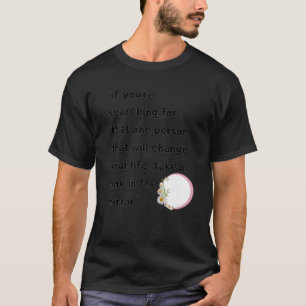 T-shirt Citation Motivationnelle Optimiste Inspirationnel