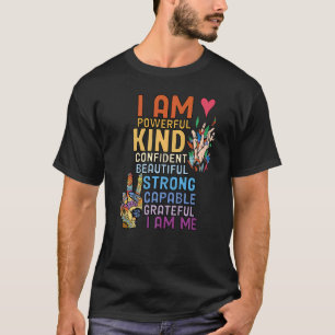 T-shirt Citation Motivationnelle Positive Dire Vie Slogan