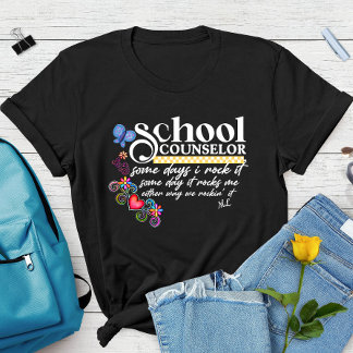 T-shirt Citation personnalisée d'un conseiller scolaire am