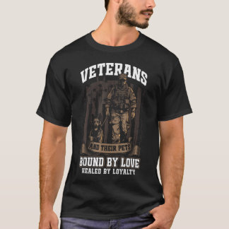 T-shirt Citation pour les vétérans de chiens militaires K9