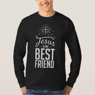 T-shirt Citation religieuse chrétienne Jésus est mon meill