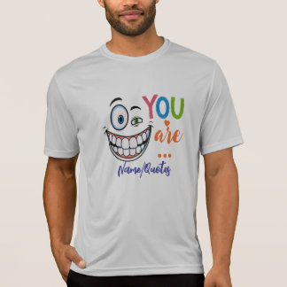 T-shirt Citation Sarcasique Minimale