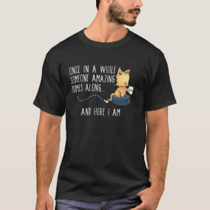 T-shirt Citation sarcastique femme amoureuse de chat drôle