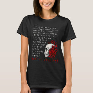 T-shirt Citation stoïque Marcus Aurelius Et Stoïcisme Du C