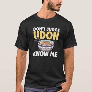 T-shirt Citation sur la nourriture japonaise Ne jugez pas